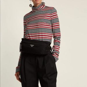 Authentic Prada Nylon & Saffiano Belt Bag